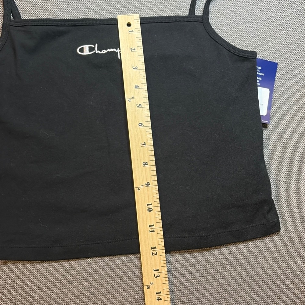 NWT Champion Everyday Cropped Top Cami Y2K Sporty Streetwear Basic Layering L - Picture 3 of 9